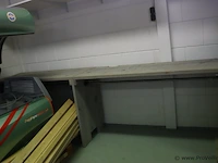 Steigerhouten werkbank - 320x61x93cm - afbeelding 1 van  6
