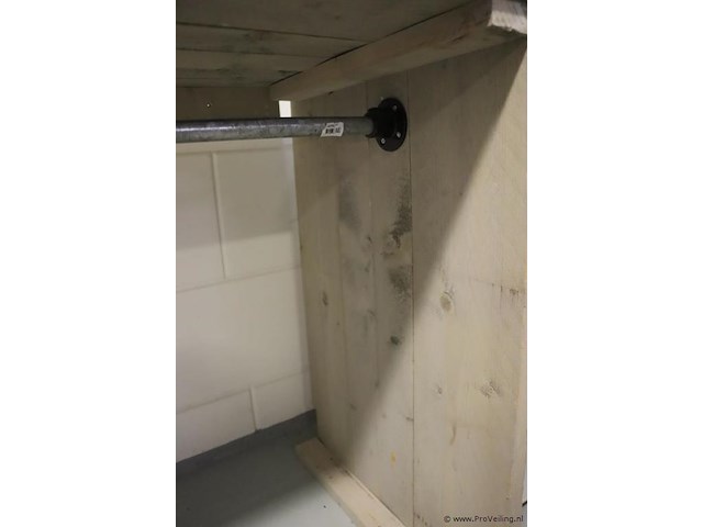 Steigerhouten werkbank - 320x61x93cm - afbeelding 3 van  6