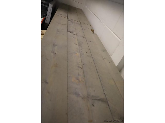 Steigerhouten werkbank - 320x61x93cm - afbeelding 4 van  6