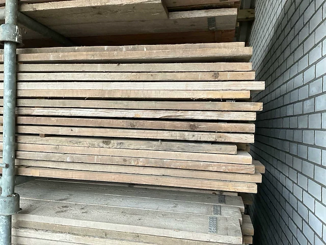 Steigerplank 5m in bok (75x) - afbeelding 5 van  5