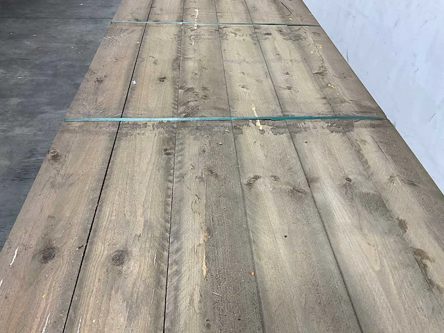Steigerplank geïmpregneerd vurenhout - 400x19x2,9 cm (96x) - afbeelding 2 van  5