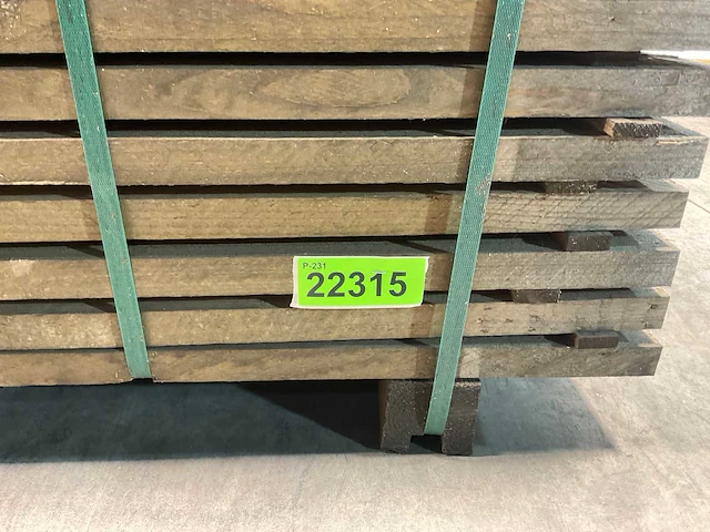 Steigerplank geïmpregneerd vurenhout - 400x19x2,9 cm (96x) - afbeelding 3 van  5
