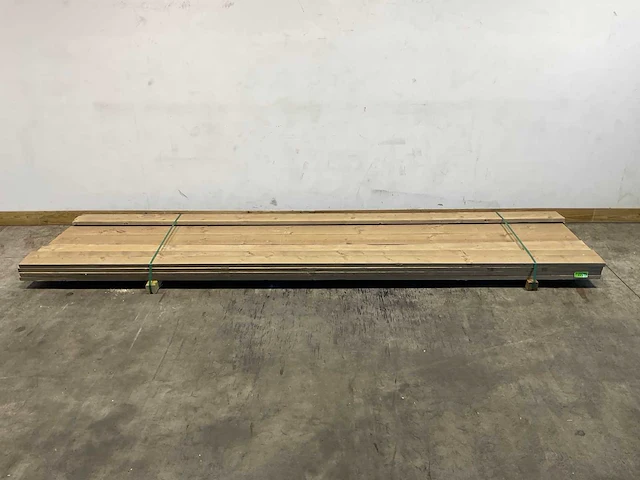 Steigerplank 'old look' 400x19,5x3 cm (16x) - afbeelding 2 van  7