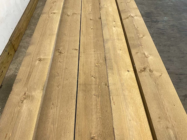 Steigerplank 'old look' 400x19,5x3 cm (16x) - afbeelding 4 van  7