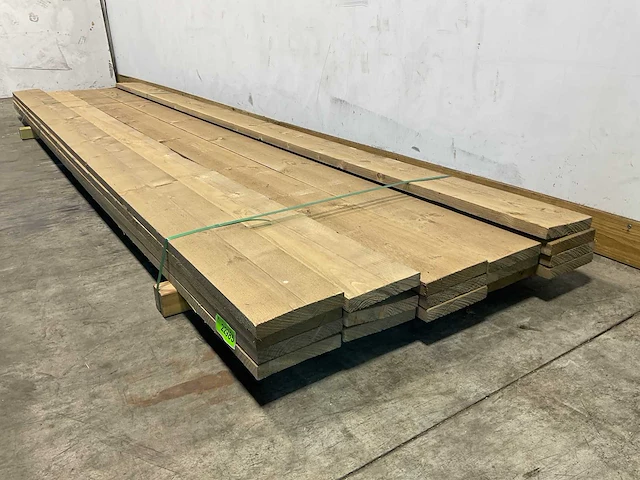Steigerplank 'old look' 400x19,5x3 cm (16x) - afbeelding 5 van  7