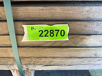 Steigerplank 'old look' 500x19,5x3 cm (14x) - afbeelding 6 van  6