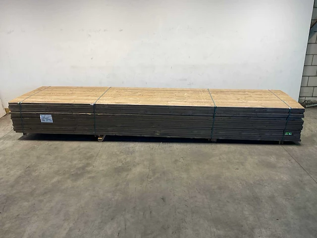 Steigerplank 'old look' 500x19,5x3 cm (25x) - afbeelding 2 van  6