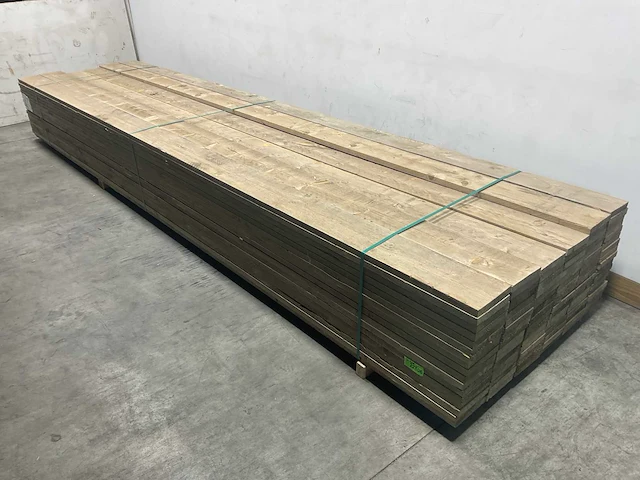 Steigerplank "old look" 500x19.5x3 cm (50x) - afbeelding 1 van  6