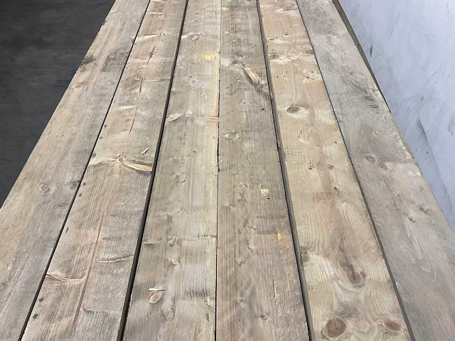 Steigerplank "old look" 500x19.5x3 cm (50x) - afbeelding 3 van  6