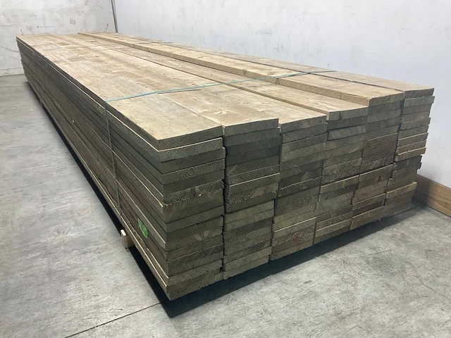 Steigerplank "old look" 500x19.5x3 cm (50x) - afbeelding 4 van  6