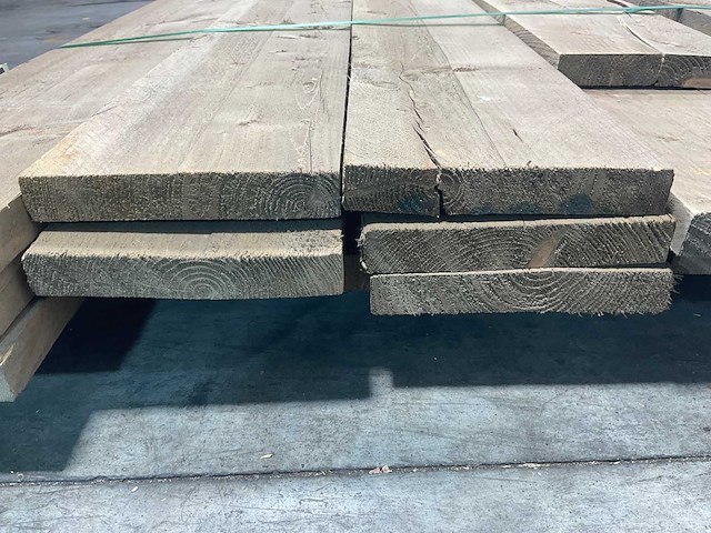 Steigerplank old look gedroogd 400x19,5x3 cm (70x) - afbeelding 5 van  6