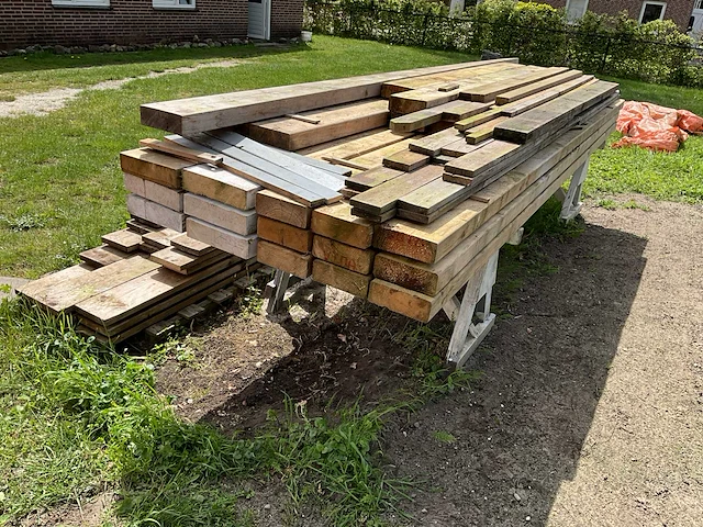 Steigerplanken met balkhout - afbeelding 4 van  6