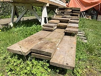 Steigerplanken met balkhout - afbeelding 6 van  6