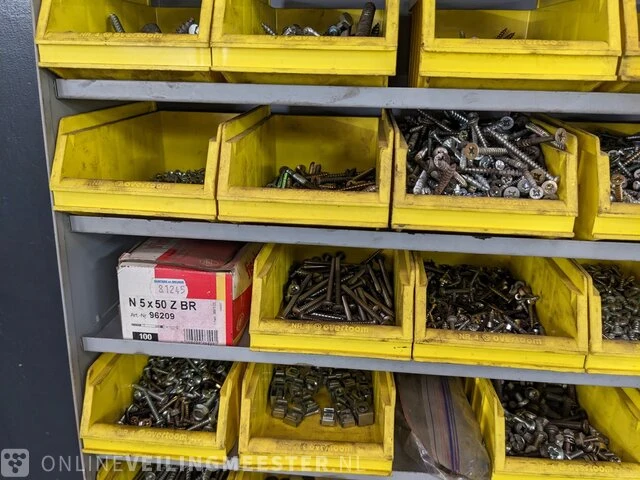 Stelling met magazijnbakken - afbeelding 12 van  13
