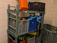 Stelling met partij zwemles attributen