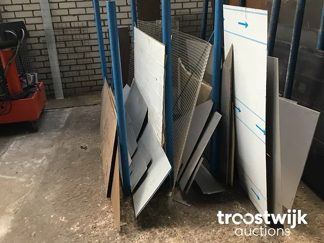 Stelling, met rvs, staal zink voorraad - afbeelding 3 van  11