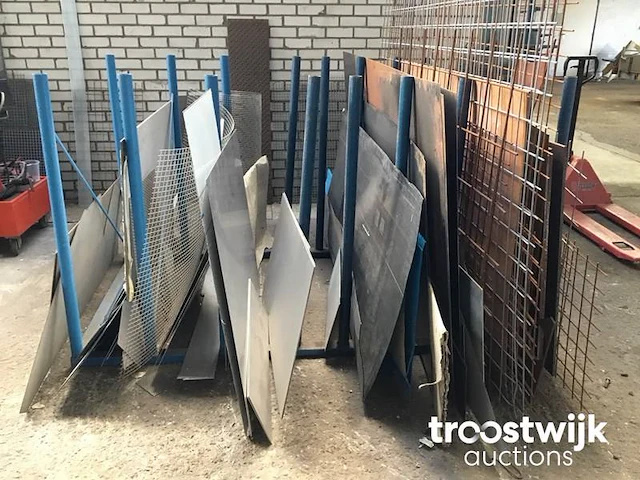 Stelling, met rvs, staal zink voorraad - afbeelding 4 van  11
