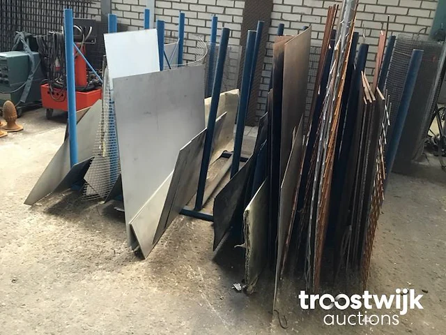 Stelling, met rvs, staal zink voorraad - afbeelding 6 van  11