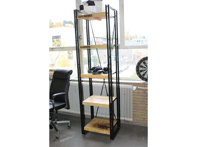 Stellingkast. afmeting 56 x 40 x 203 cm. - afbeelding 2 van  2
