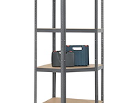 Stellingkast / opbergrek - corner easy - 160 x 75 x 75cm - afbeelding 12 van  14