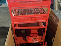 Stellingmateriaal t.b.v. klein materiaal, rood - afbeelding 4 van  6