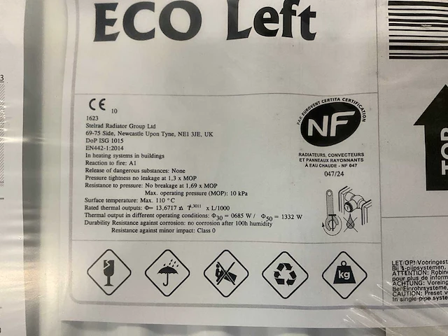 Stelrad 22 novello eco left radiator (3x) - afbeelding 2 van  5