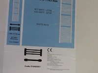 Stelrad handdoekradiator - 49,5x176,3cm| wit | nieuw in doos - afbeelding 3 van  3