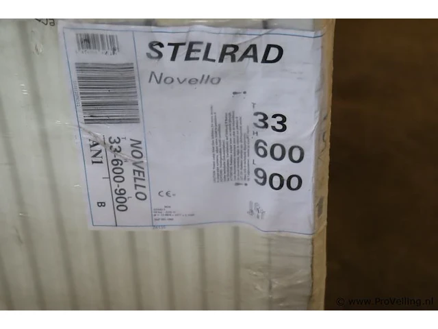 Stelrad radiator - 60x90cm | type novello | nieuw in verpakking - afbeelding 3 van  3