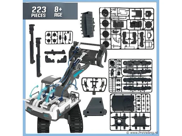 Stem bouwen hydraulische constructie voertuigen speelgoed - afbeelding 2 van  3