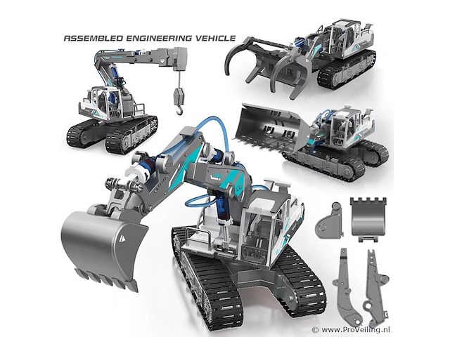 Stem bouwen hydraulische constructie voertuigen speelgoed - afbeelding 1 van  2