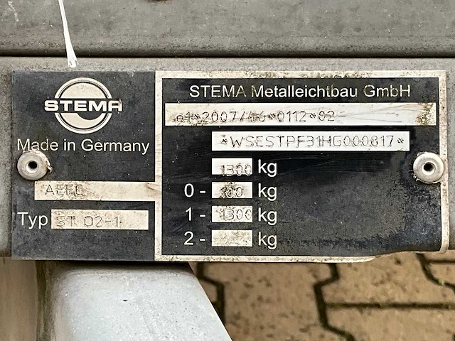 Stema st02-1 aanhangwagen - afbeelding 9 van  17