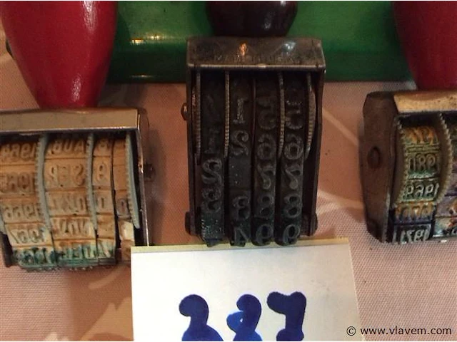 Stempels + stempeldoos - afbeelding 2 van  2
