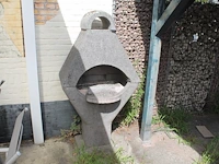 Stenen buitenkachel. afmeting 80 x 60 x 160 cm. - afbeelding 1 van  2