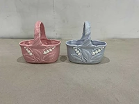Stenen mandjes 2 delige set (20x) - afbeelding 3 van  8