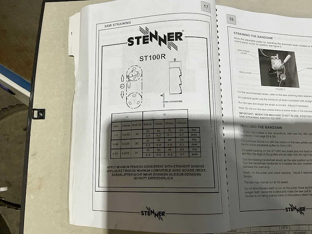 Stenner - 2017 - st 100 - lintzaagmachine - afbeelding 13 van  21