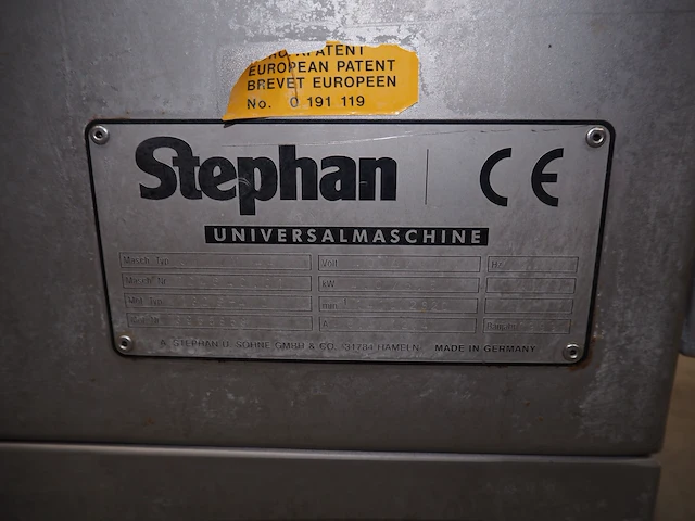 Stephan universal machine - afbeelding 3 van  12