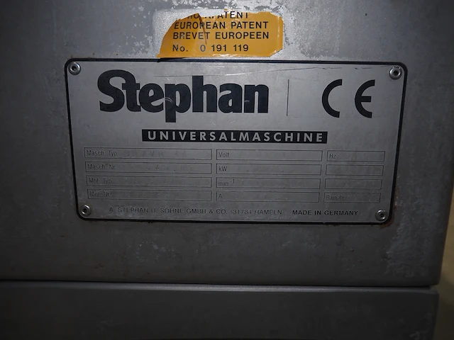 Stephan universal machine - afbeelding 5 van  14