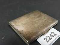 Sterling (925) zilveren sigarettendoos - afbeelding 1 van  5
