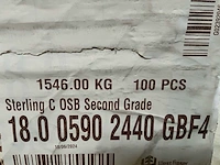 Sterling osb plaat 2440x590x18mm (100x) - afbeelding 8 van  8
