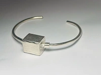 Sterling zilveren cube armband - lana's silver co. met certificaat - afbeelding 3 van  4