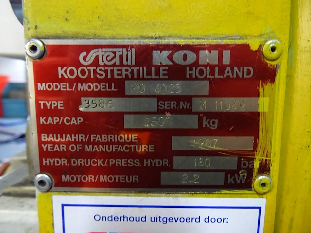 Stertil koni - 3586 - 4 koloms hefbrug - afbeelding 5 van  6