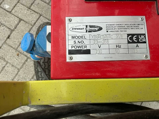 Stewart - xtractavac xve - uitzuigmachine voor verwijderen isolatie spouwmuur - afbeelding 18 van  25