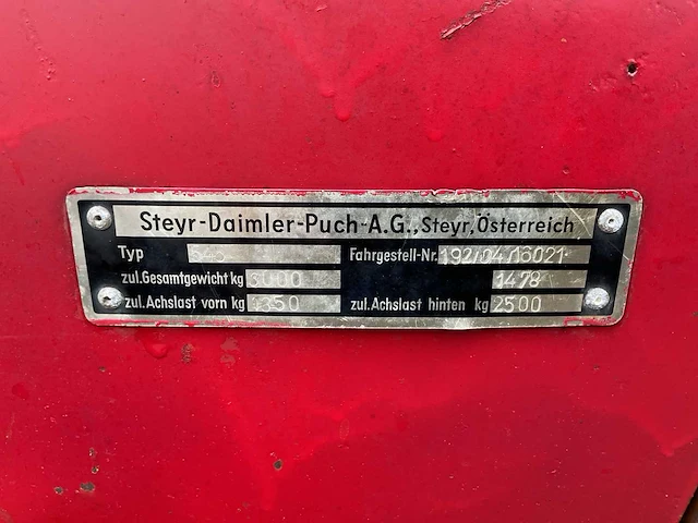 Steyr - 545 - tweewielaangedreven landbouwtractor - afbeelding 4 van  12