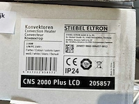 Stiebel eltron - cns 2000 plus lcd - elektrische convector kachel - afbeelding 2 van  3