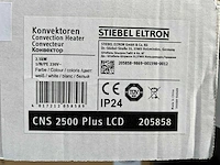 Stiebel eltron - cns 2500 plus lcd - elektrische convector kachel - afbeelding 2 van  3