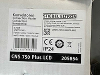 Stiebel eltron - cns 750 plus lcd - elektrische convector kachel (3x) - afbeelding 2 van  3