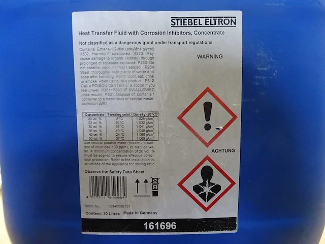 Stiebel eltron - meg - warmtedragervloeistof concentraat 30l (10x) - afbeelding 2 van  3
