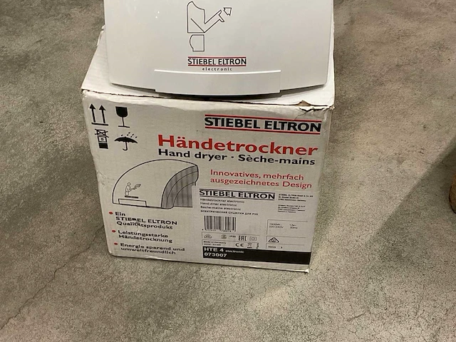 Stiebel eltron hte 4 elektrische handdroger - afbeelding 2 van  2