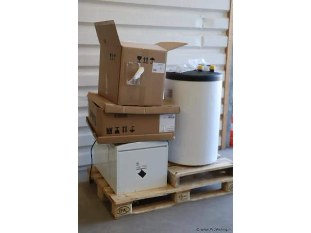Stiebel eltron luchtbronwarmtepompen - buffervatcilinders type sbp 100 classic incl. vaillant vulstation & vaillant geotherm hybride vws 36/4.1 230v brine/water-warmtepomp - afbeelding 1 van  19