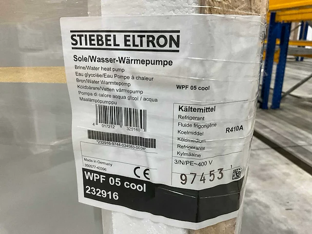 Stiebel eltron sole brine wpf 05 cool aardwarmtepomp - afbeelding 3 van  6